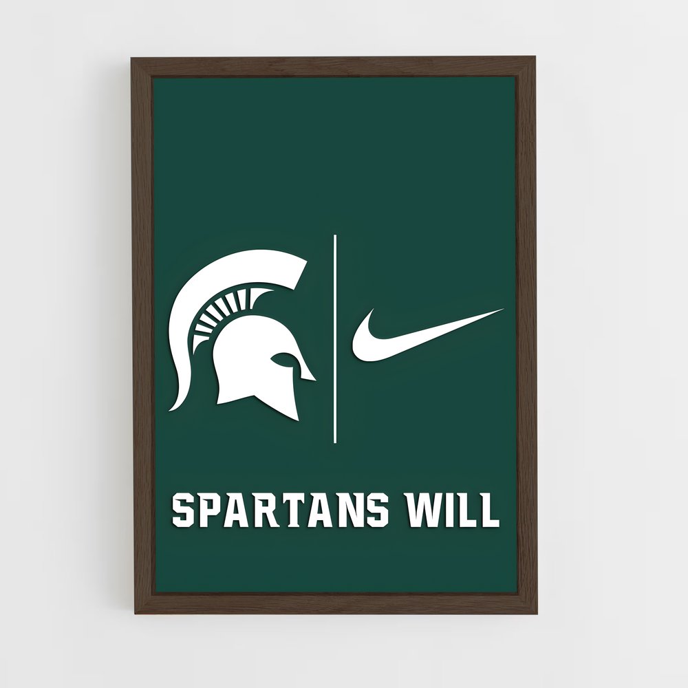 Poster Spartan Pride – affiche Basketball (vue 5)